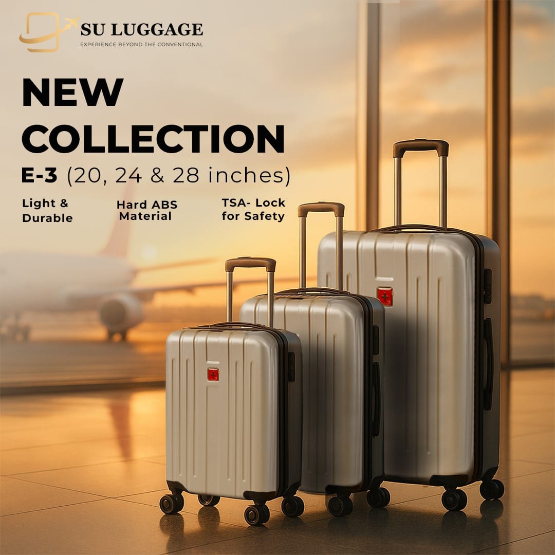 Premium Travel Bags Set (3 Pieces) – Sizes 20, 24 & 28 | Stylish, Spacious & Durable