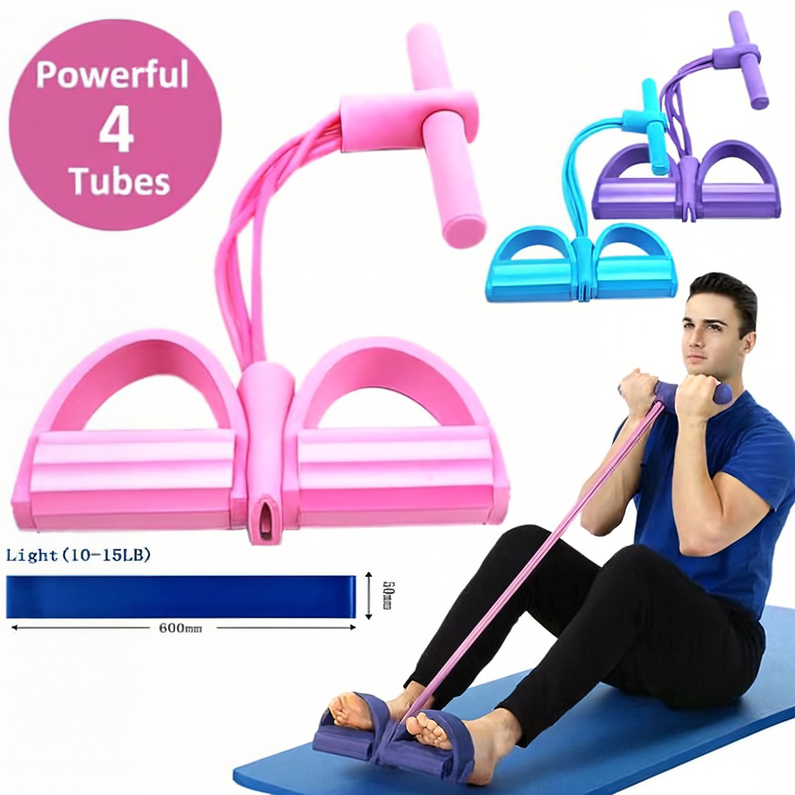 Silicone Tummy Trimmer – Full Body Workout Tool for Home Fitness